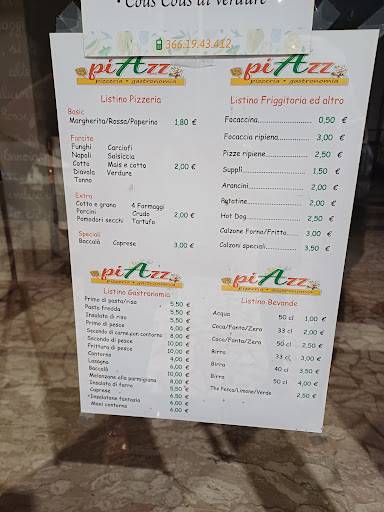 Menu di PiAzz 