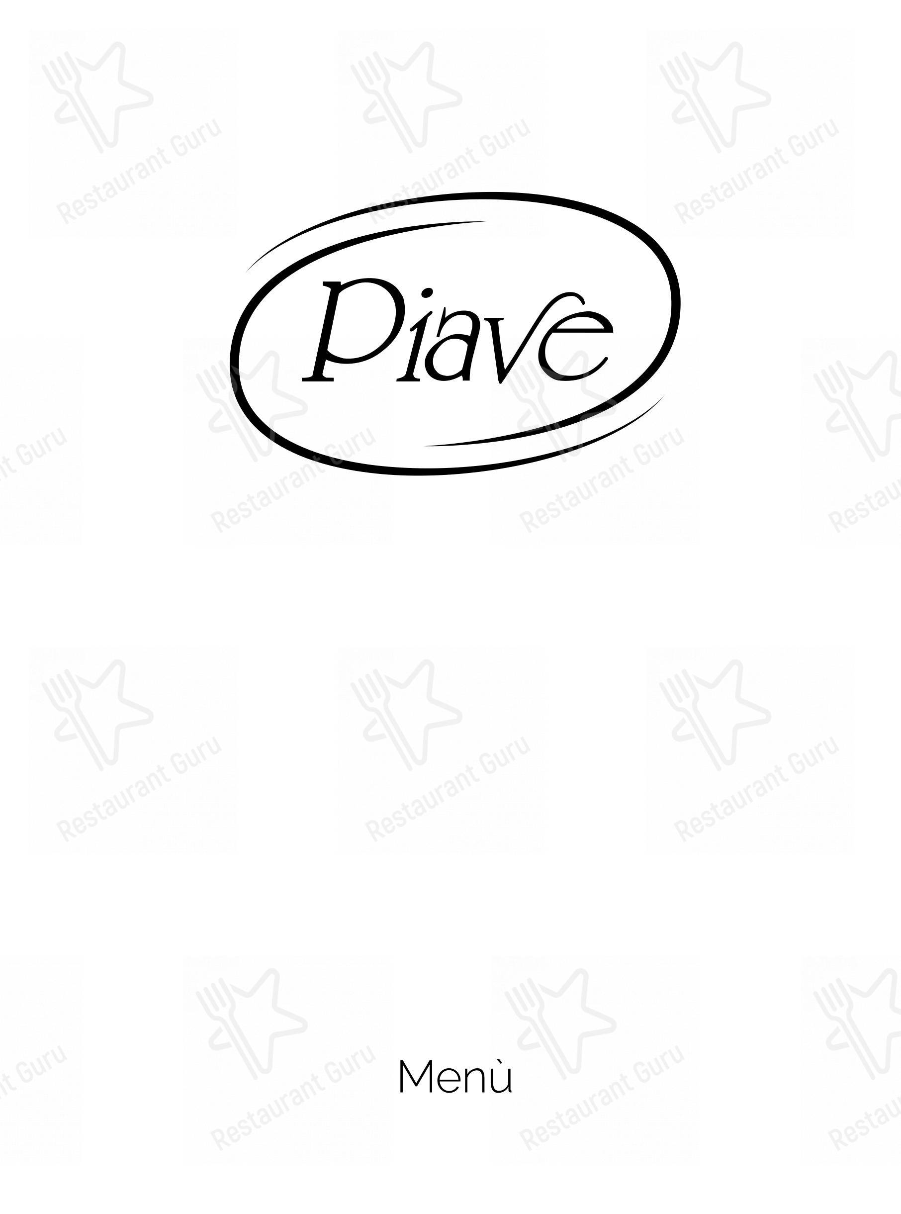 Ristorante Piave in Telgate - Menu