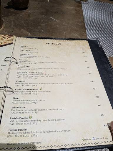 Pind Balluchi menu