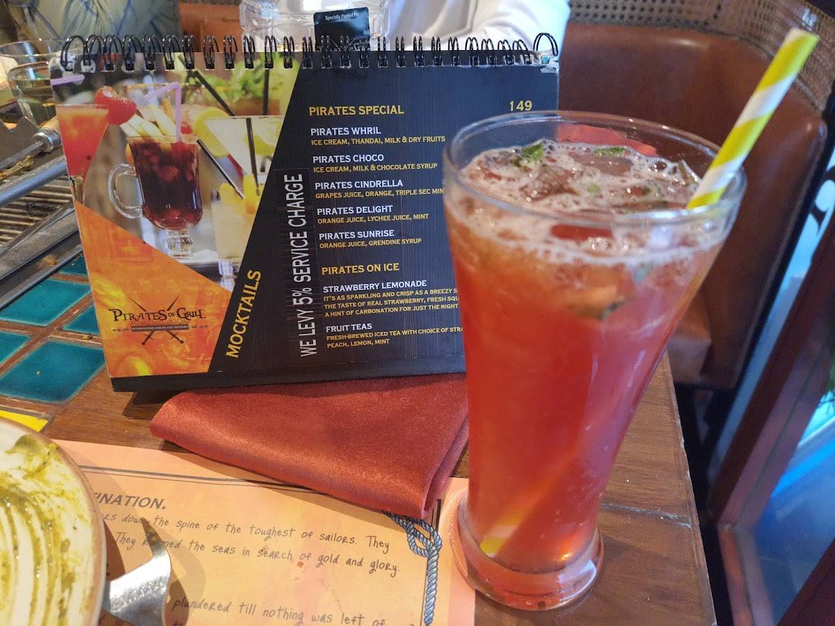 Pirates of Grill menu