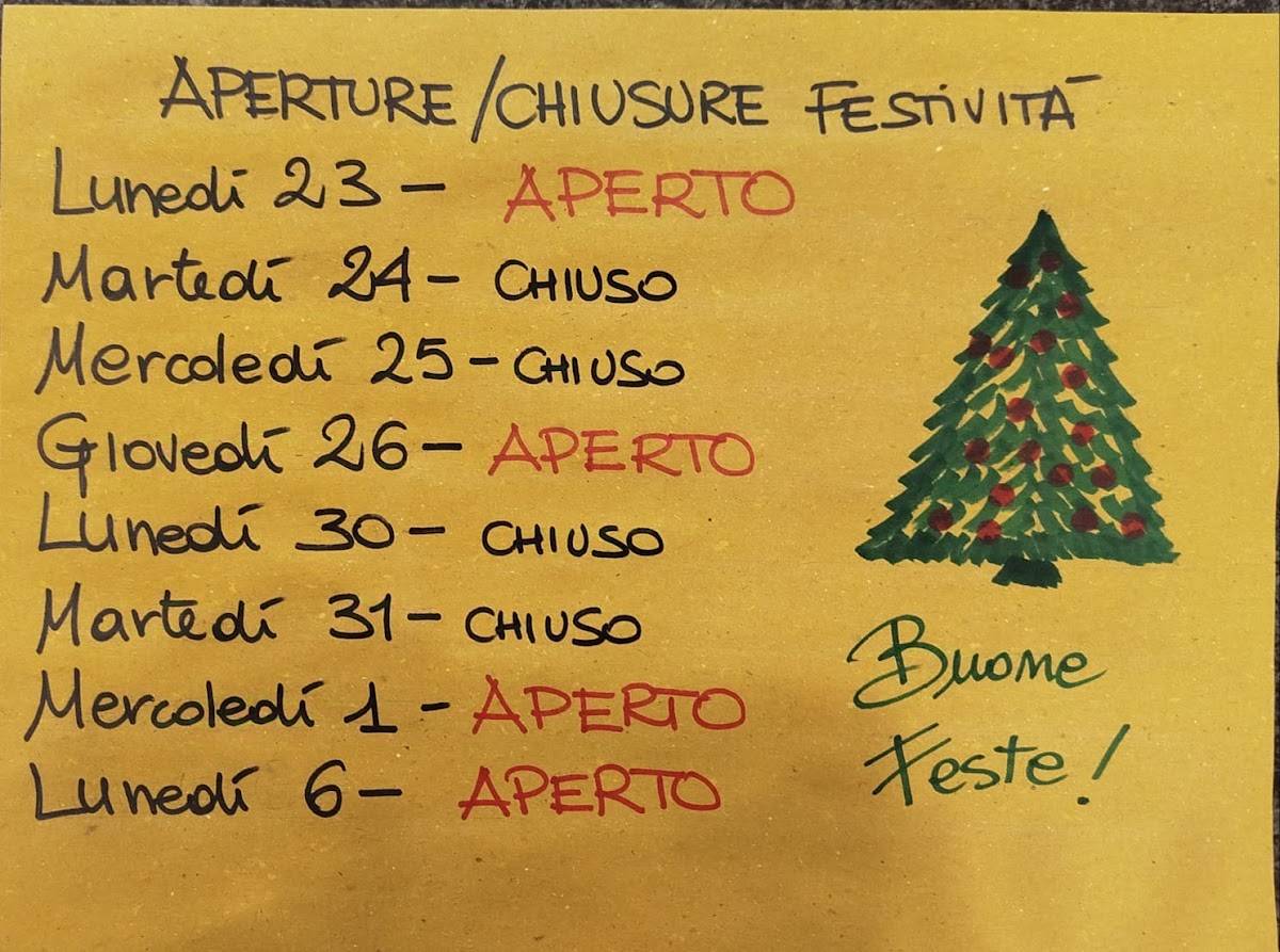 Menu di Piz Stop Città di Castello 