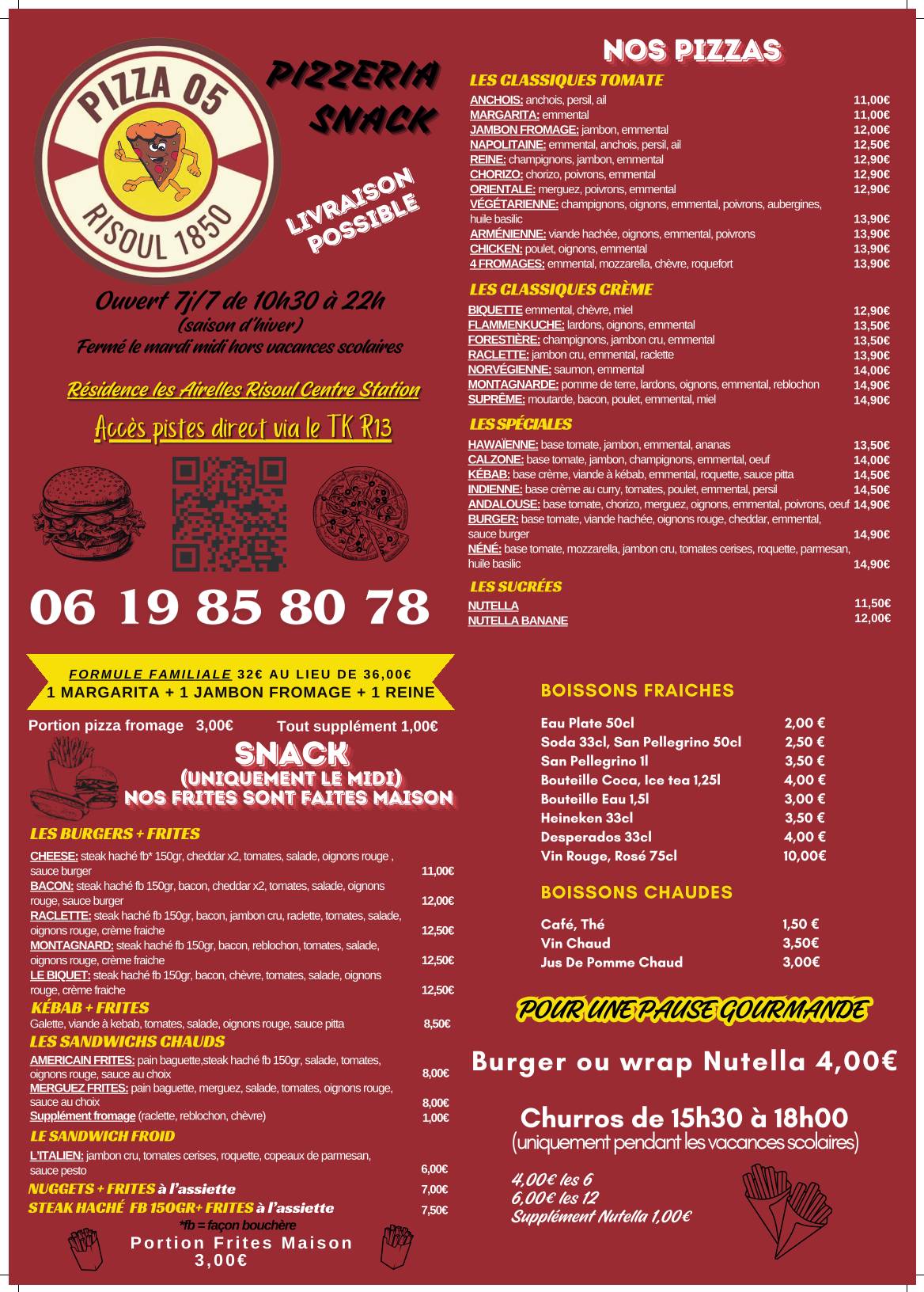 Menu de Pizza 05