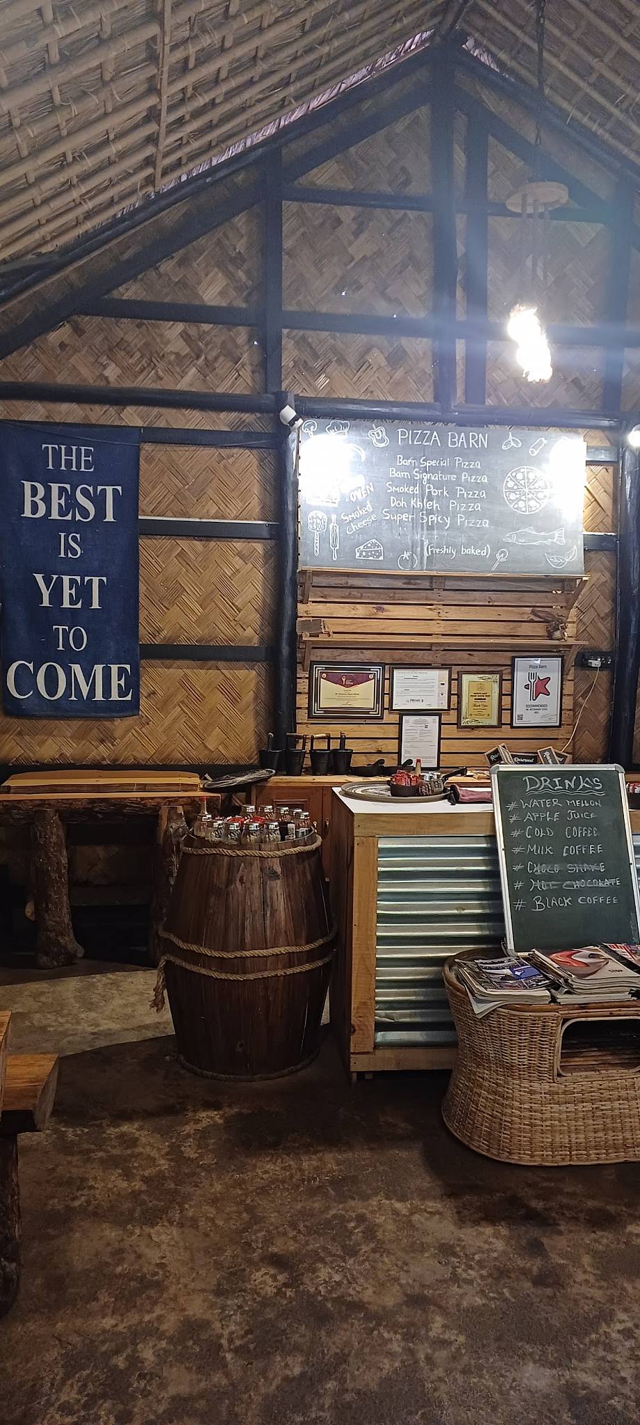 Pizza Barn, Shillong menu