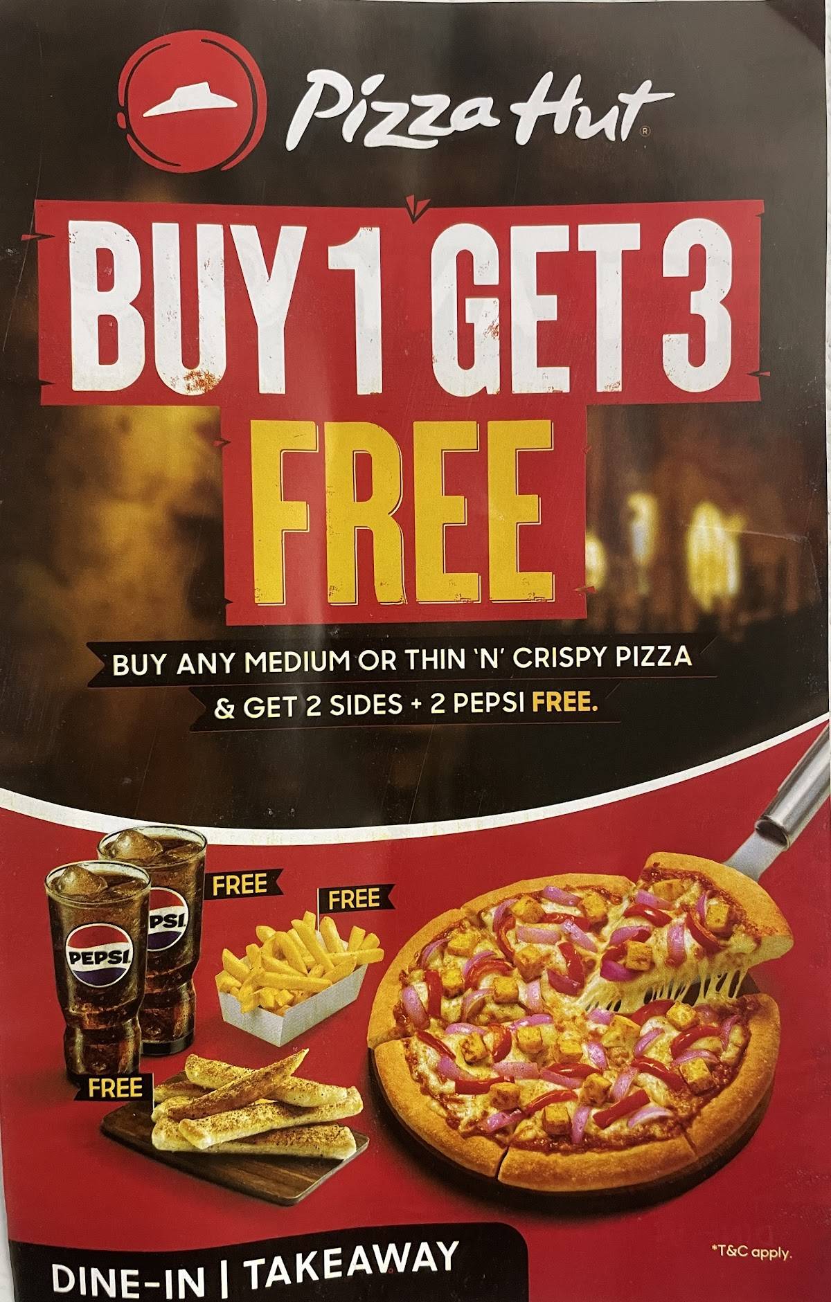 Pizza Hut Champhai, Mizoram menu