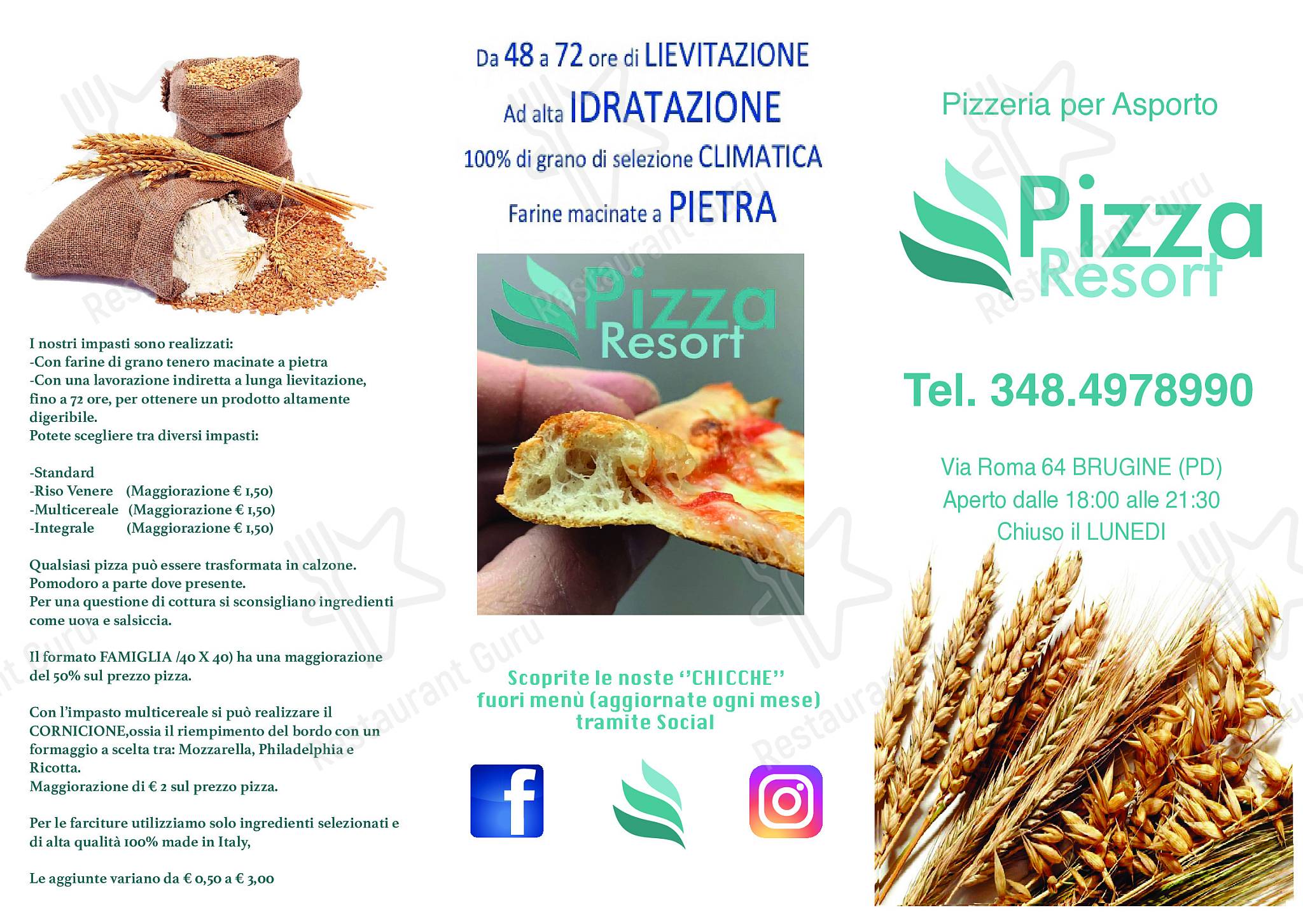 Menu di Pizza Flash 