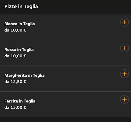 Menu di Pizza Vittorio 