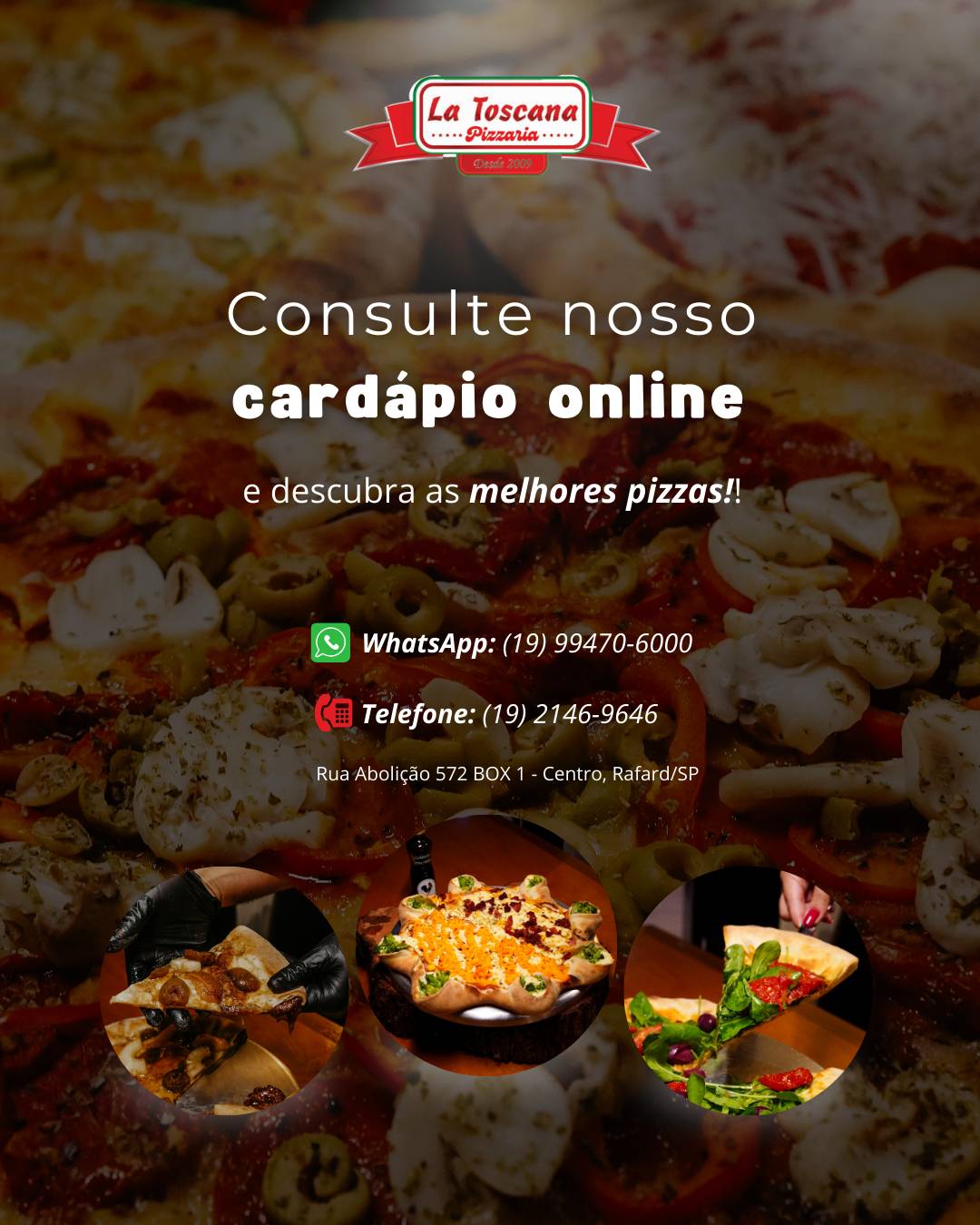 Pizzaria La Toscana cardápio