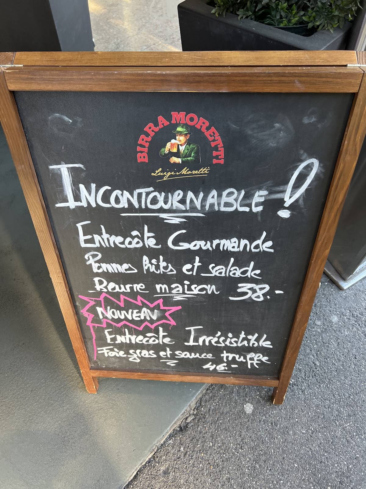 Menu di Restaurant Pizzeria Au Parc 