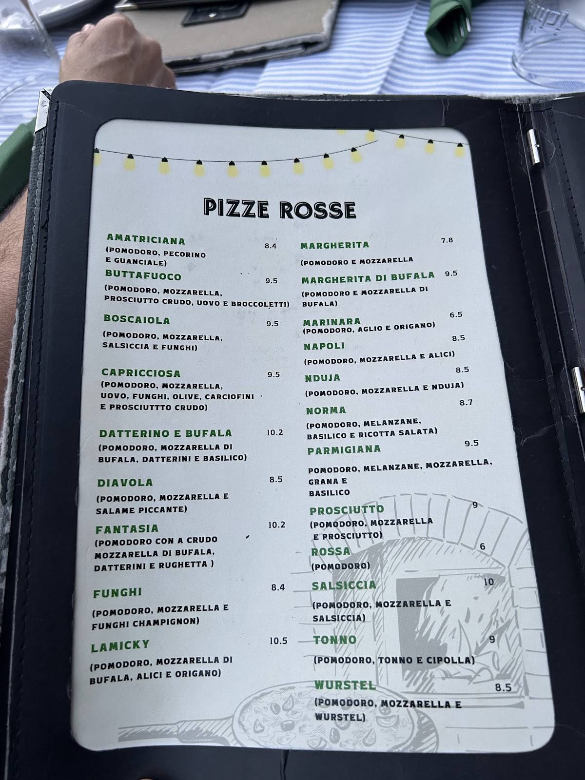 Menu di Al Ferro 