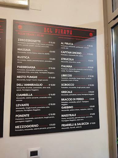Menu di Pizzeria Dal Pirata 