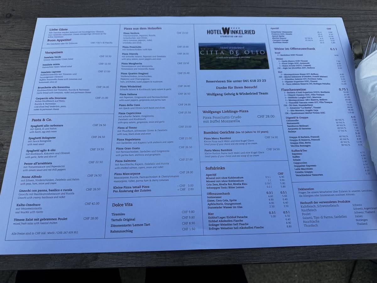 Menu di Hafenrestaurant 