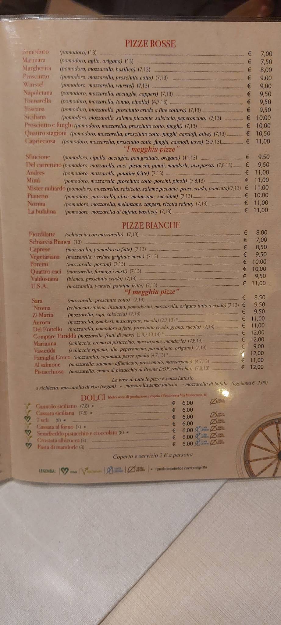 Menu di Il Carretino 