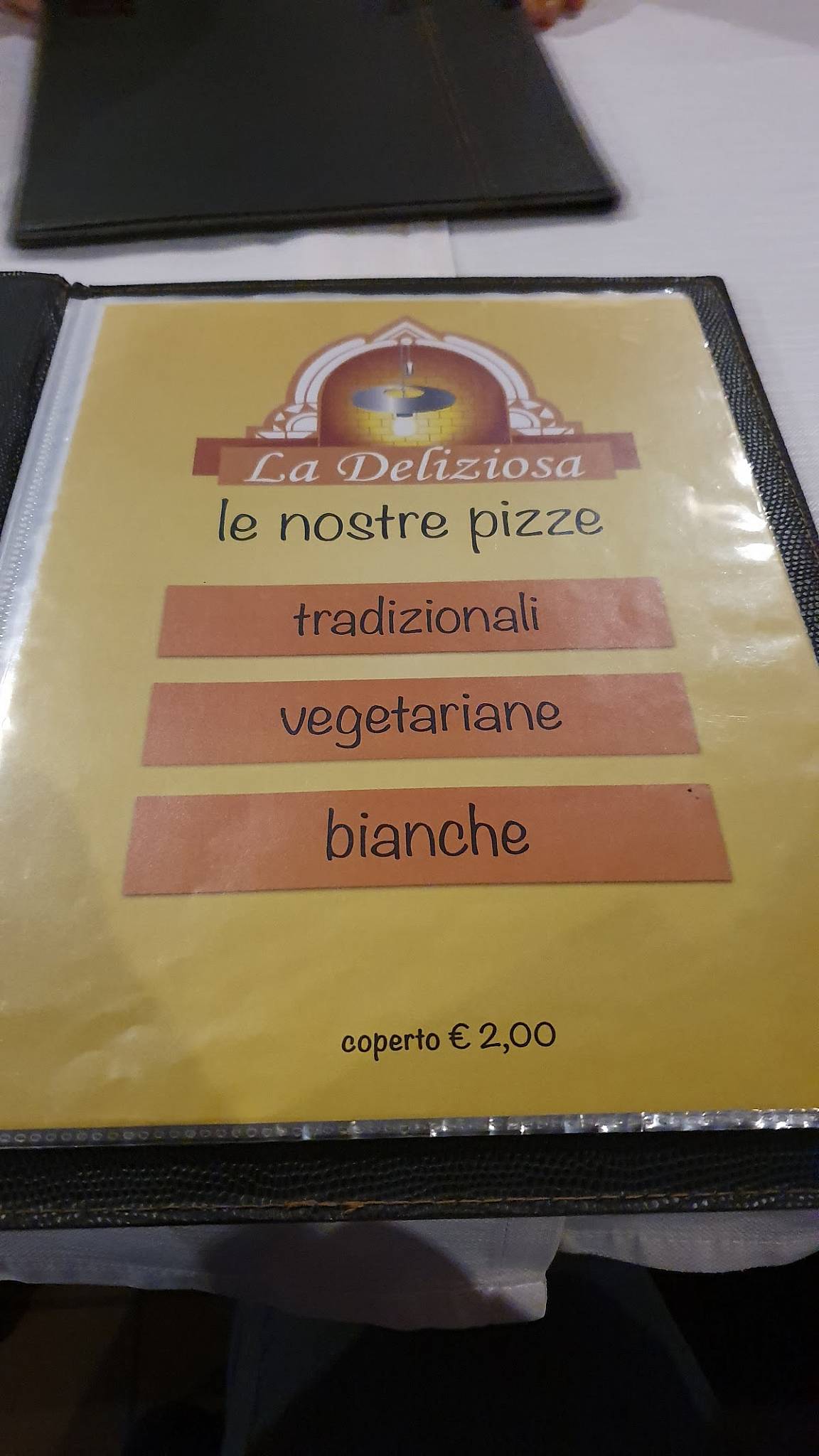 Menu di La Deliziosa 