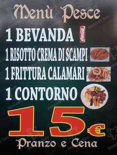 Menu di La Taverna del Re 2 