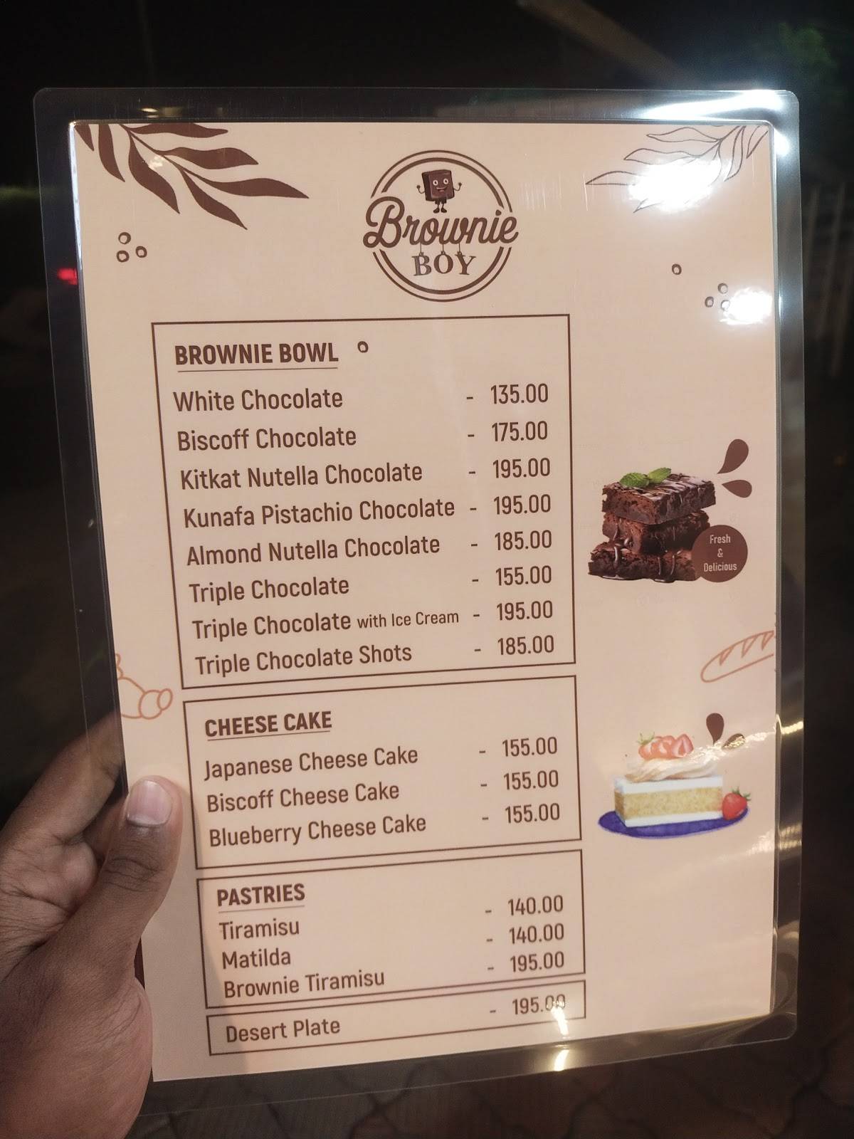 Planet B Family Restaurant menu