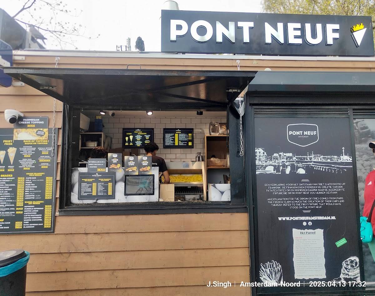 Menu de Pont Neuf Buiksloterweg