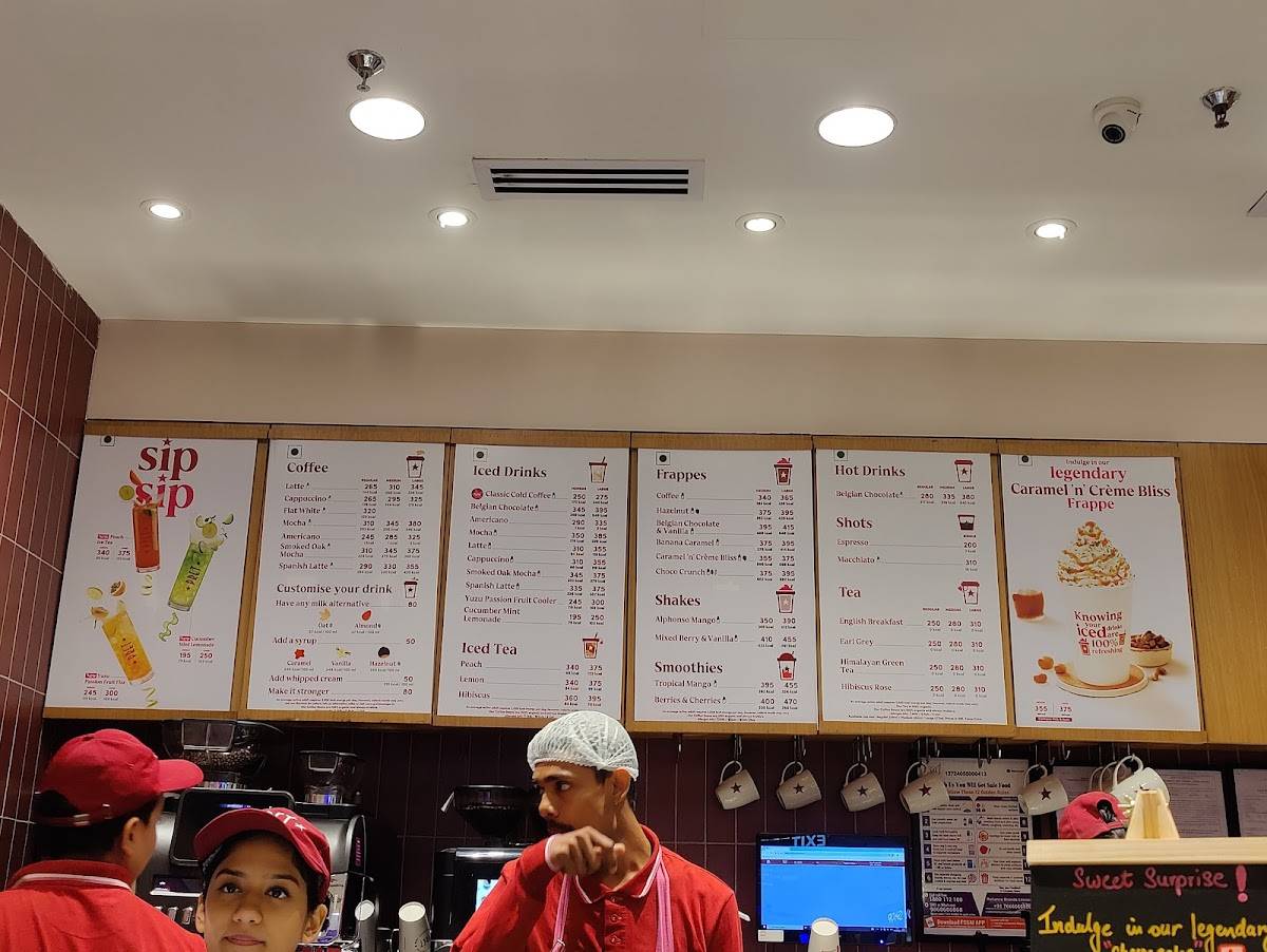 Pret A Manger menu