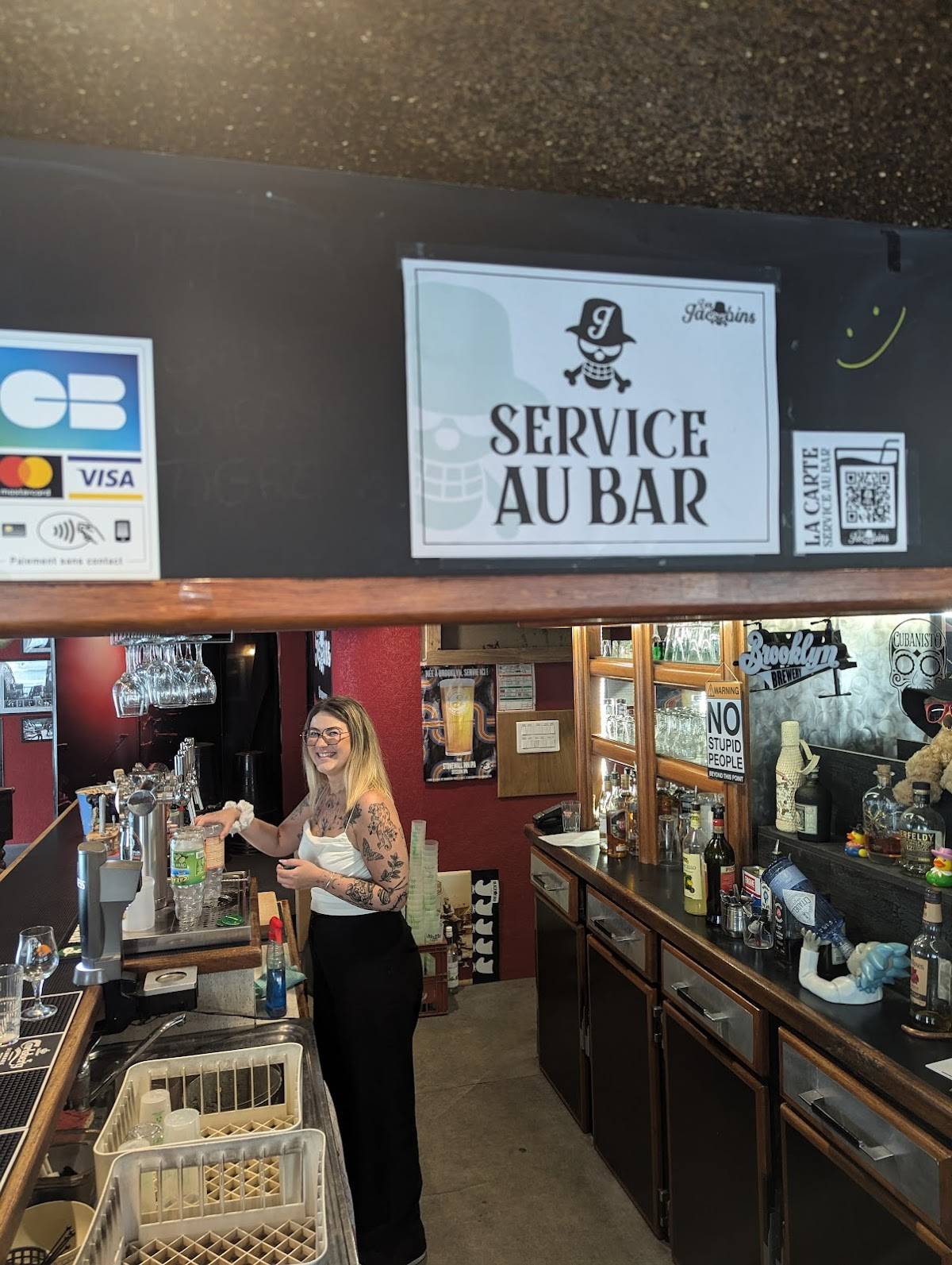Menu de Pub Les Jacobins