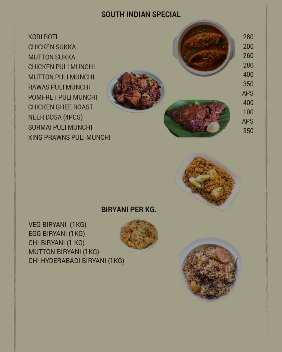 संदीप फॅमिली रेस्टॉरन्ट आणि बार menu