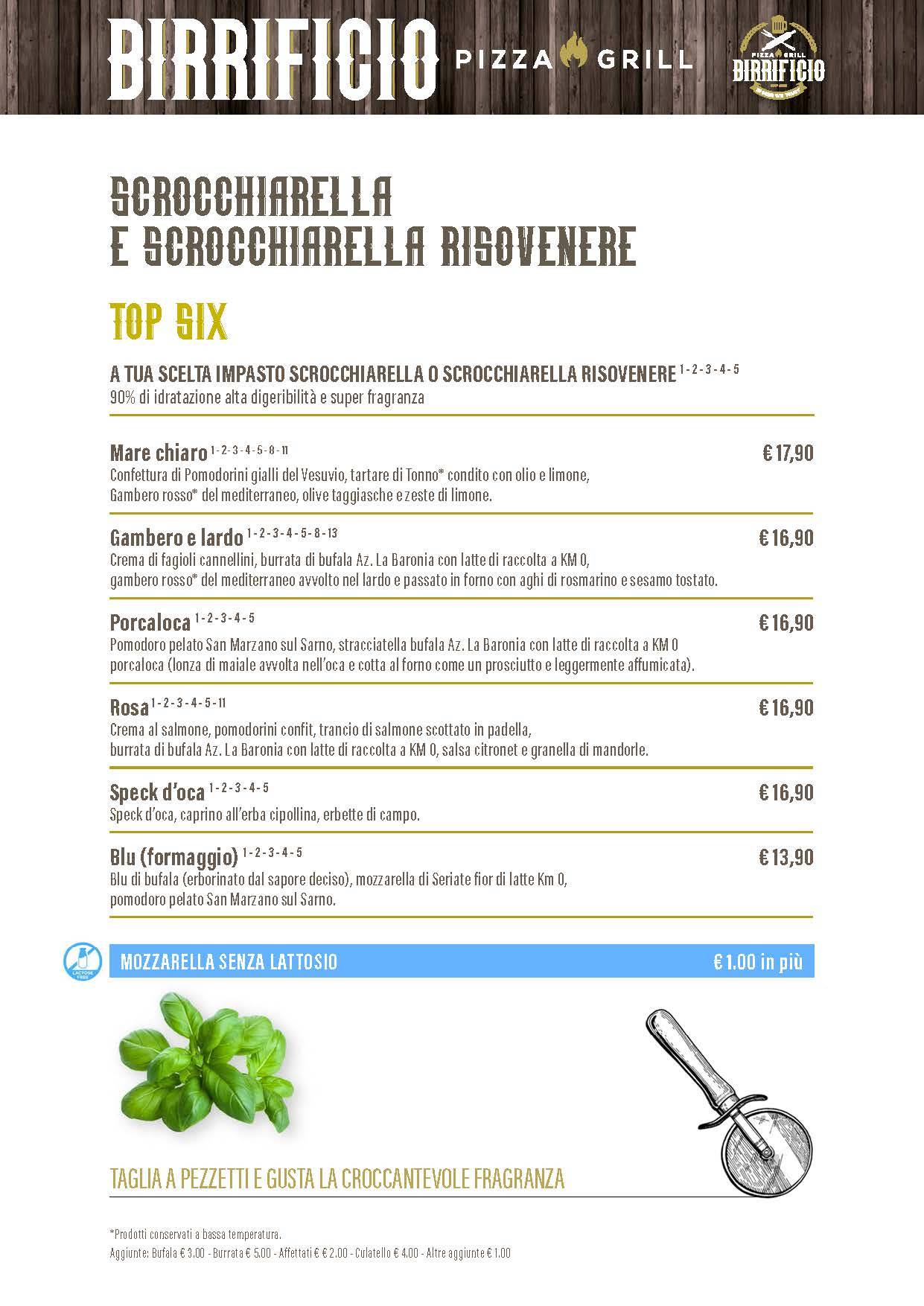 Menu di Bisboccia - Seriate 