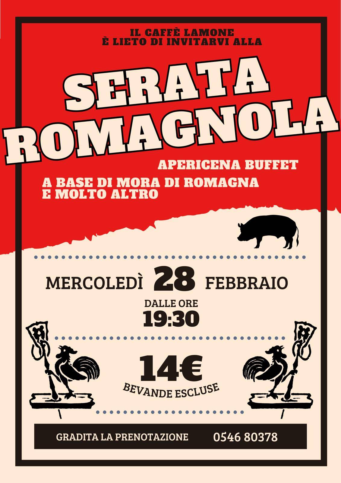 Menu di Caffè Lamone 