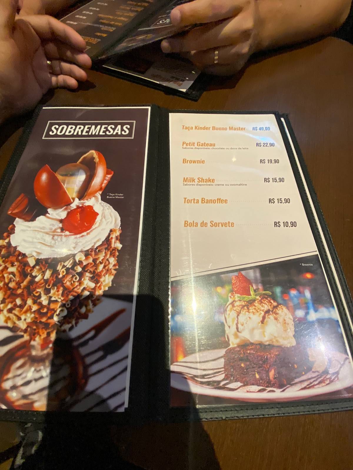 Dom Brot Steak House cardápio