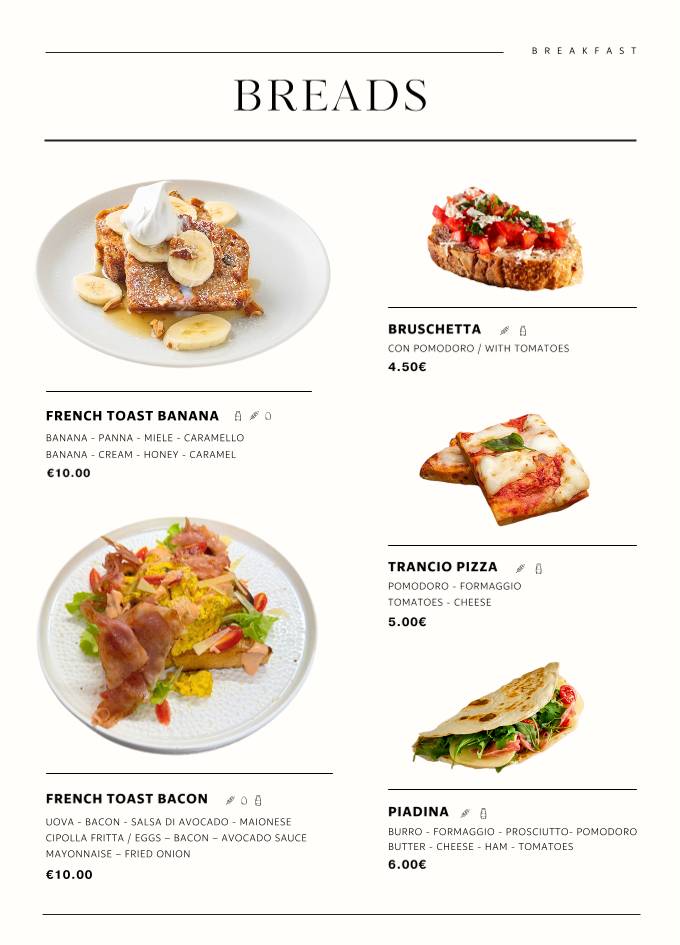 Menu di Enjoy Bistro - Ristorante - Bar 