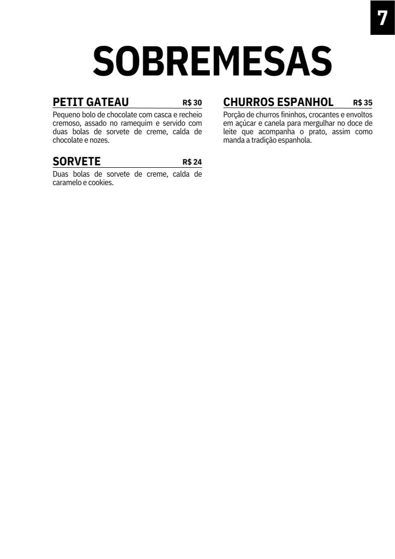 HBier Public House cardápio