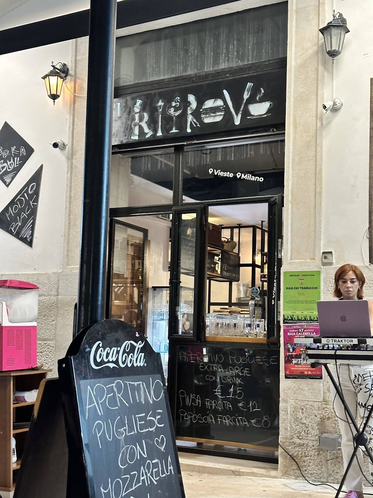 Menu de IL RITROVO
