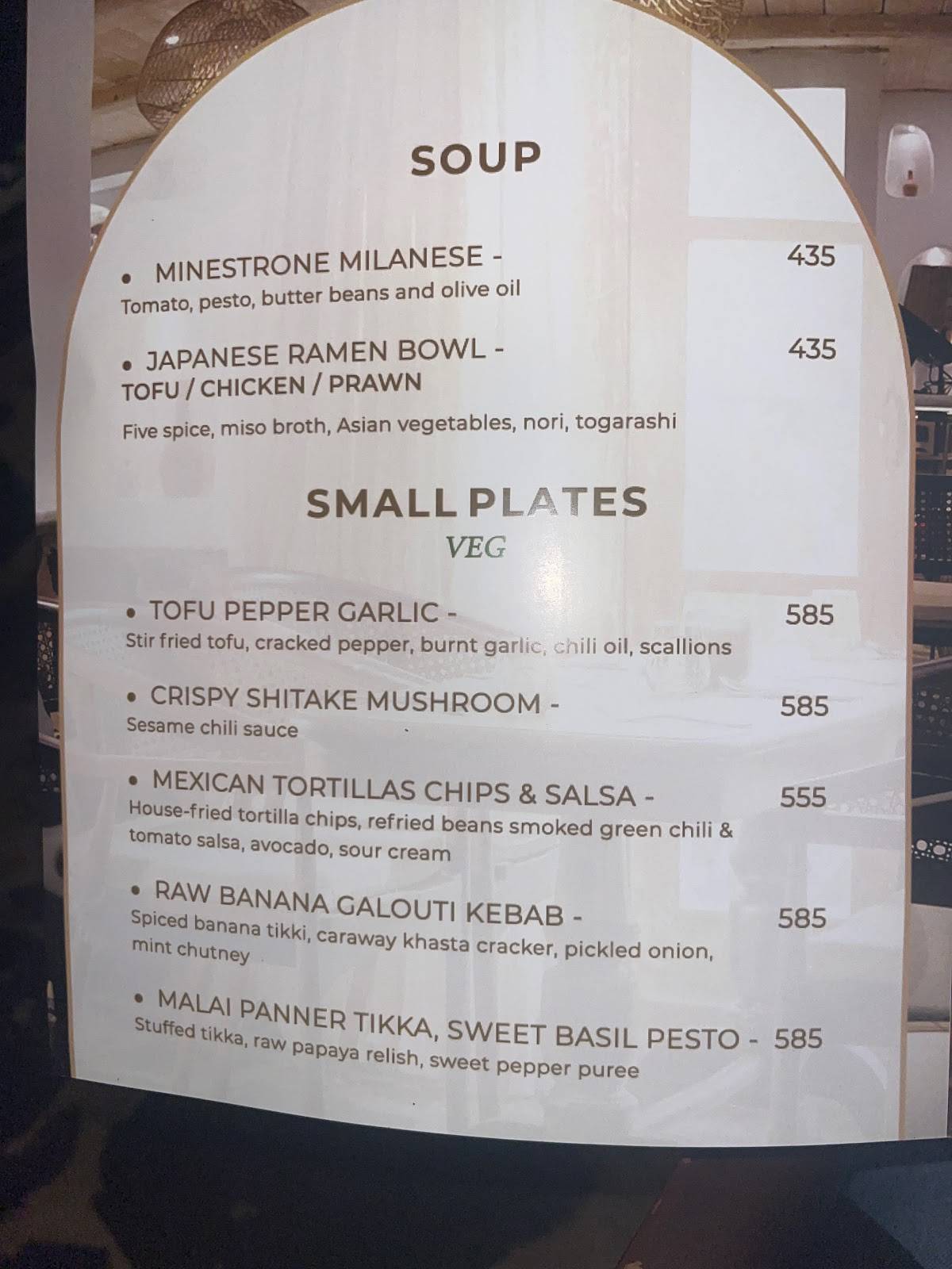 Parra By Imperfecto menu