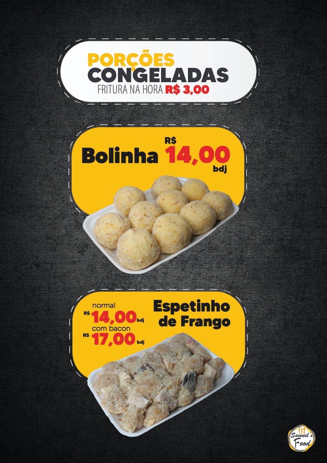 Samuel's Food cardápio