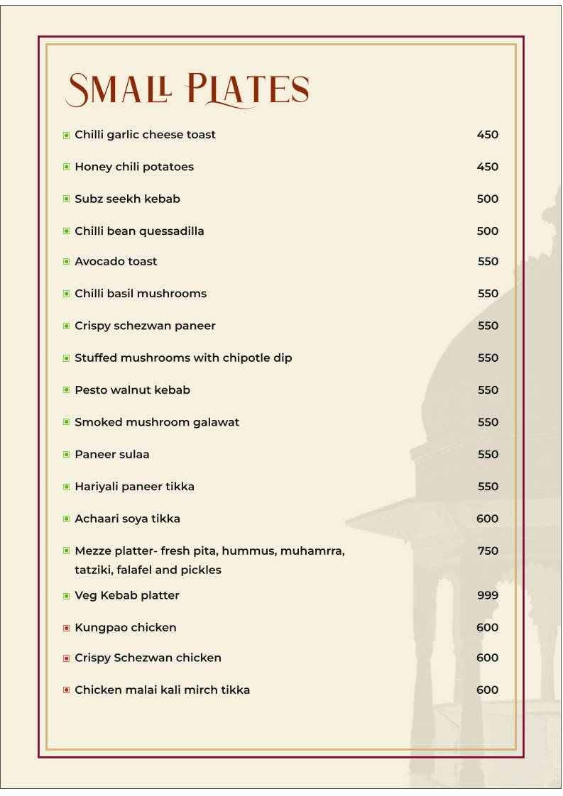 Sangria - An art of Mixology menu