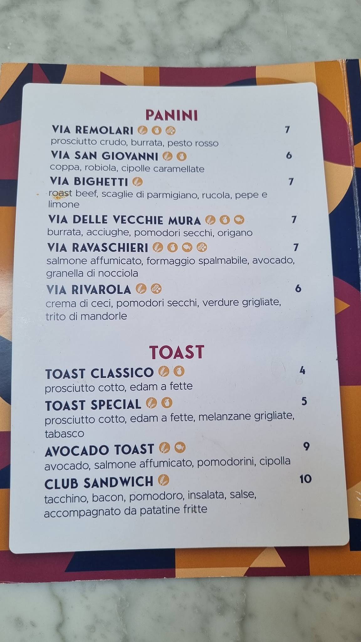 Menu di Teleria 108 