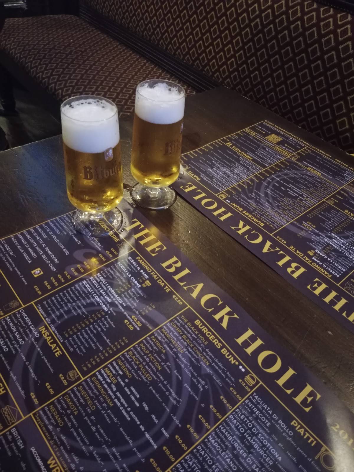 Menu di The Black Hole Torre Del Greco 