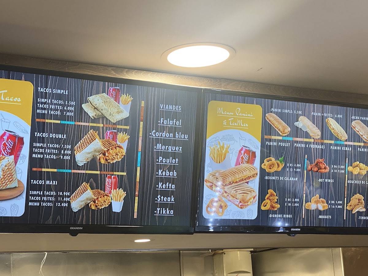 Menu au Quick Food restaurant, Villenave-d'Ornon