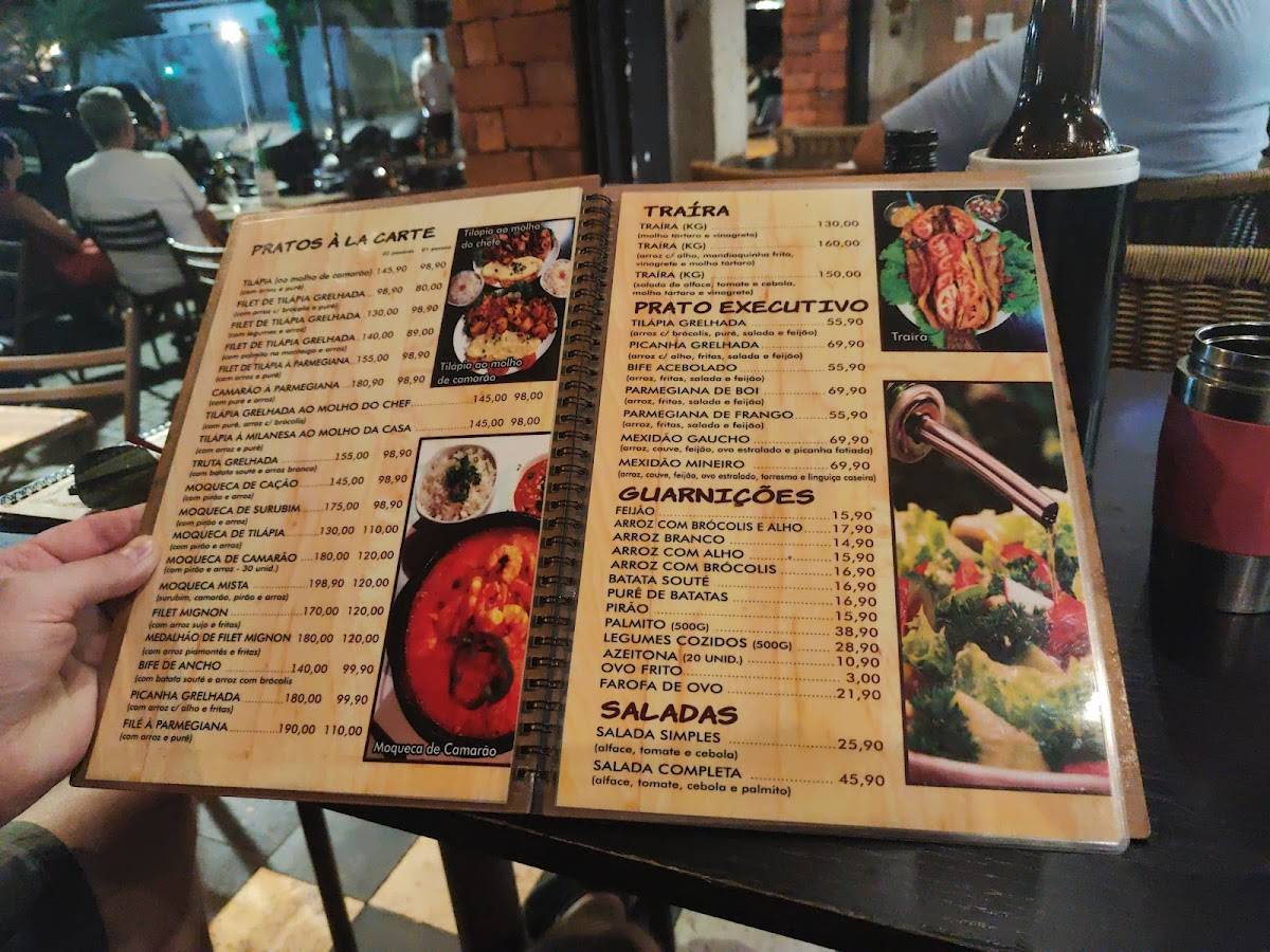 RESTAURANTE TILAPIA GRILL cardápio
