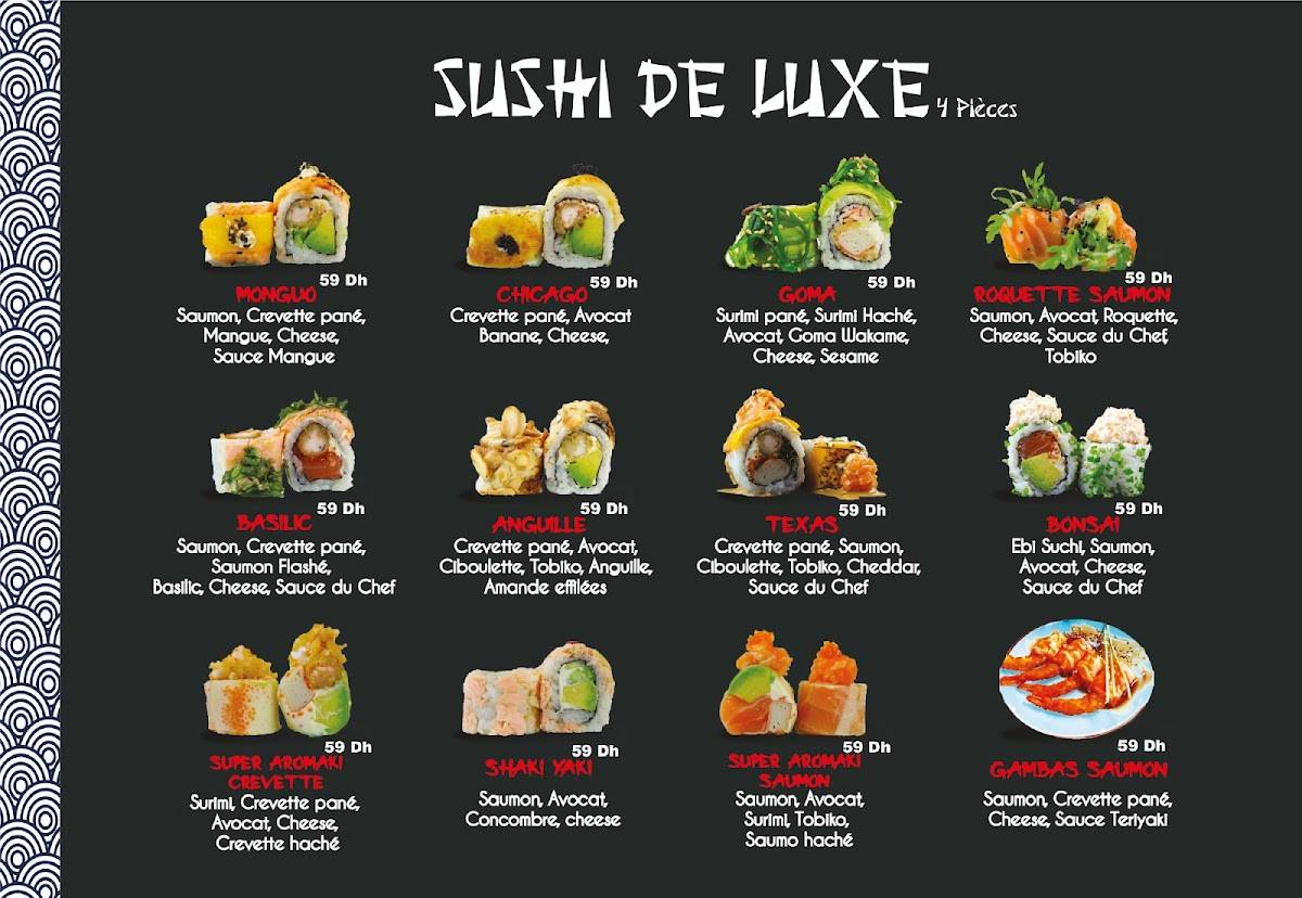 Menu de Japonezà Sushis-Thaï & Woks