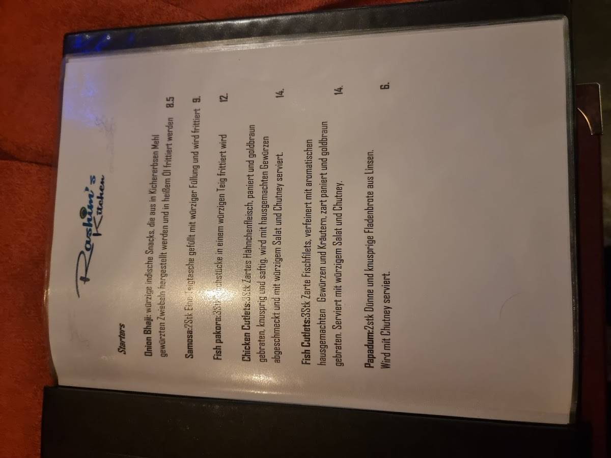 Menu di Rashim’s Kitchen 