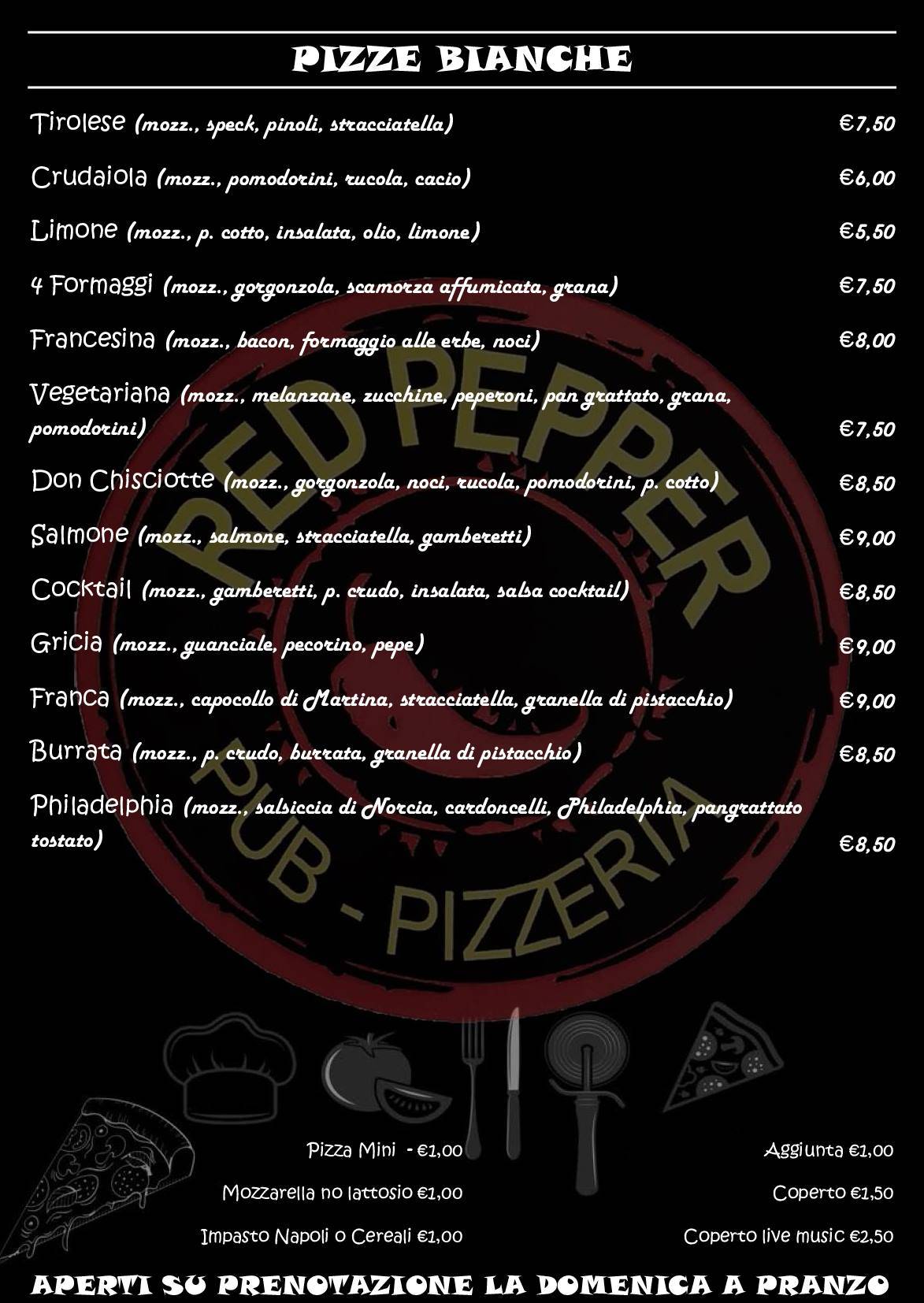 Menu di Red Pepper 