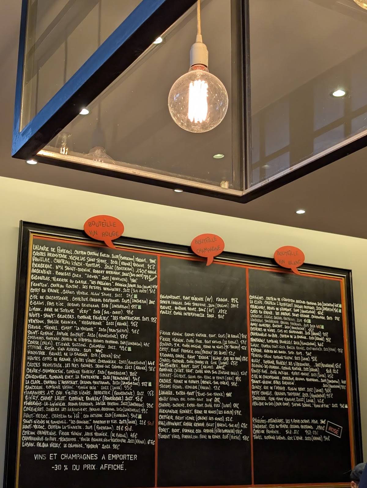 Menu de Copain Comme Cochon