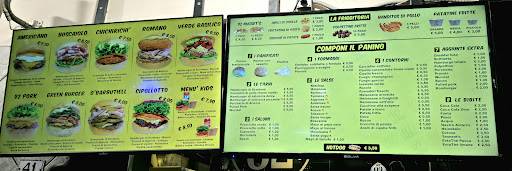 Menu di 92 grammi hamburgeria 