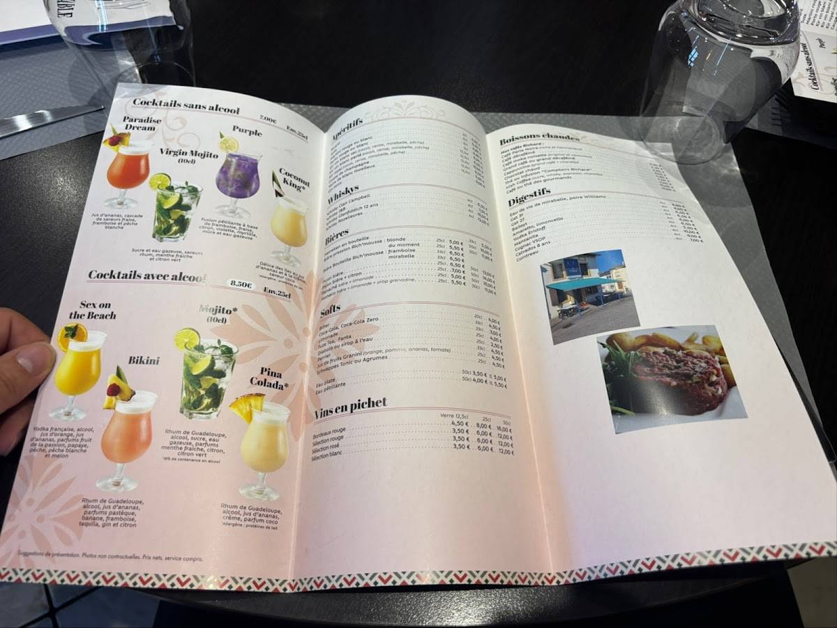 Menu de A TABLE