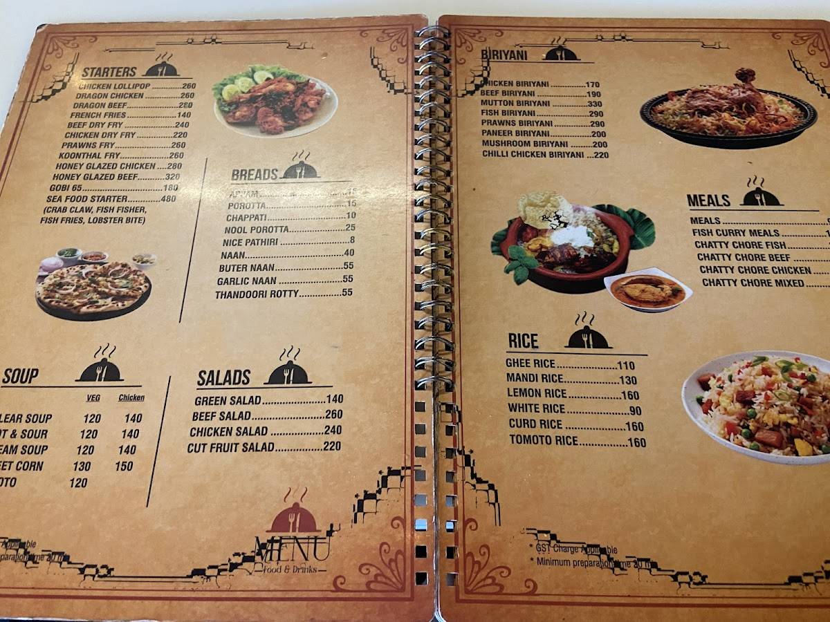 AL SAJ KITCHEN menu