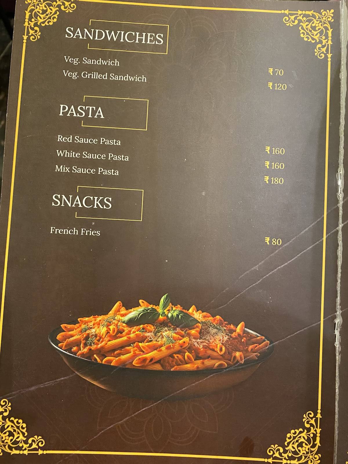 AMRITSRI KULCHA ROHTAK KALKI LOK menu