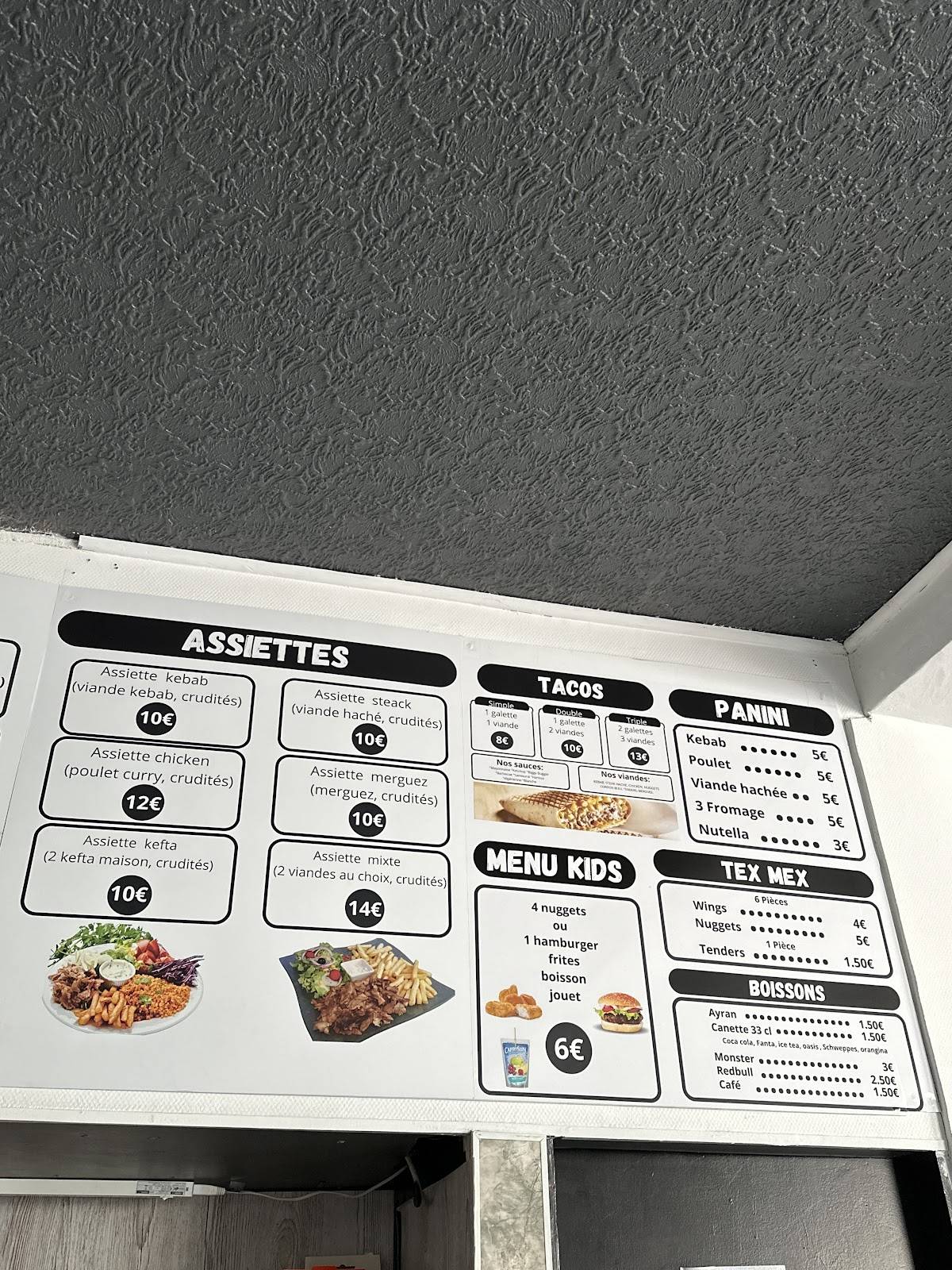 Menu de ANATOLIA KEBAB