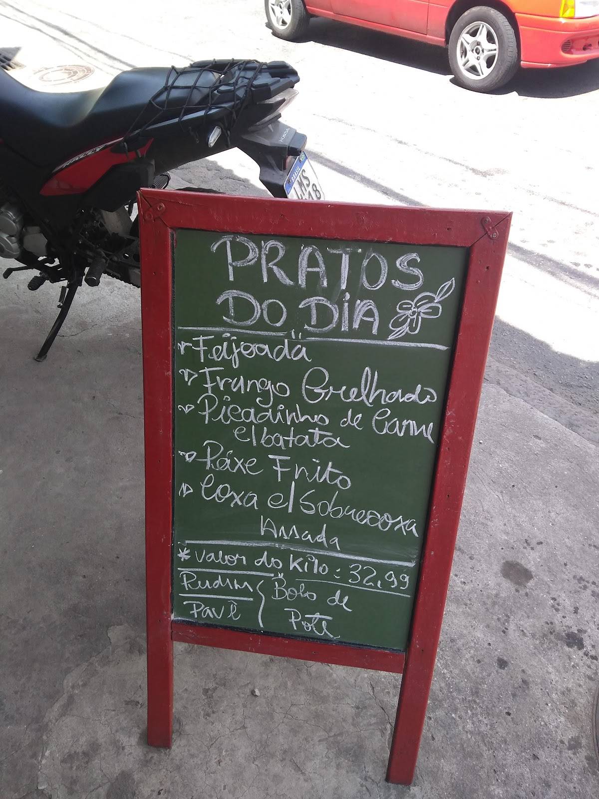 Aconchego do Engenho Novo cardápio