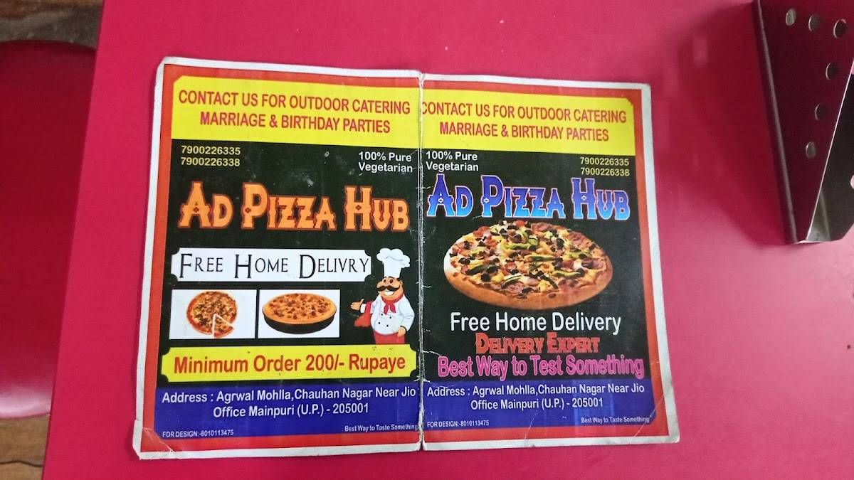 Ad Pizza Hub Mainpuri menu