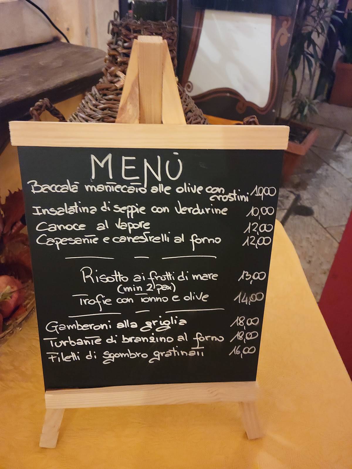 Menu di Al Teston 