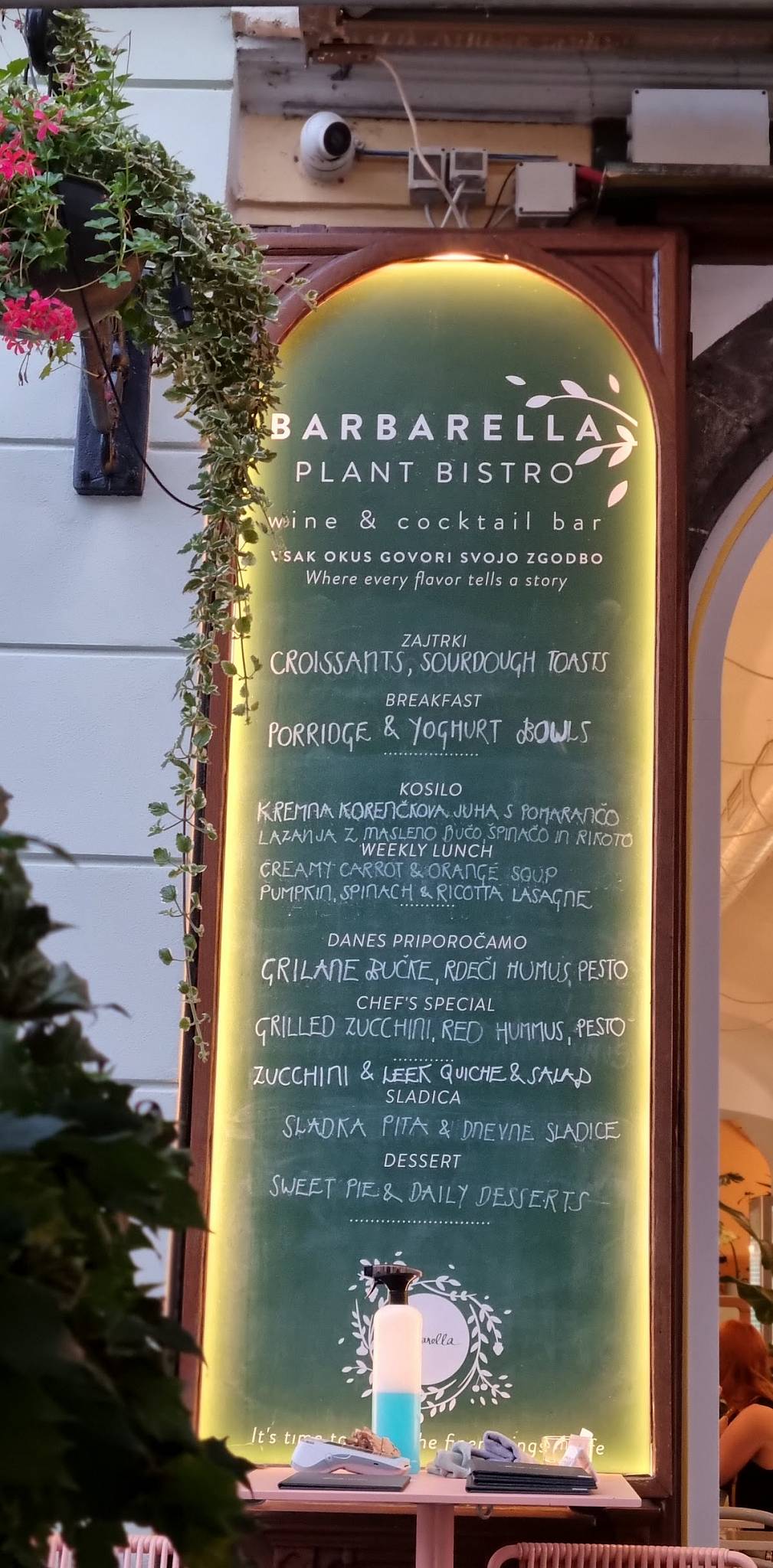 Menu di BARBARELLA PLANT BISTRO 