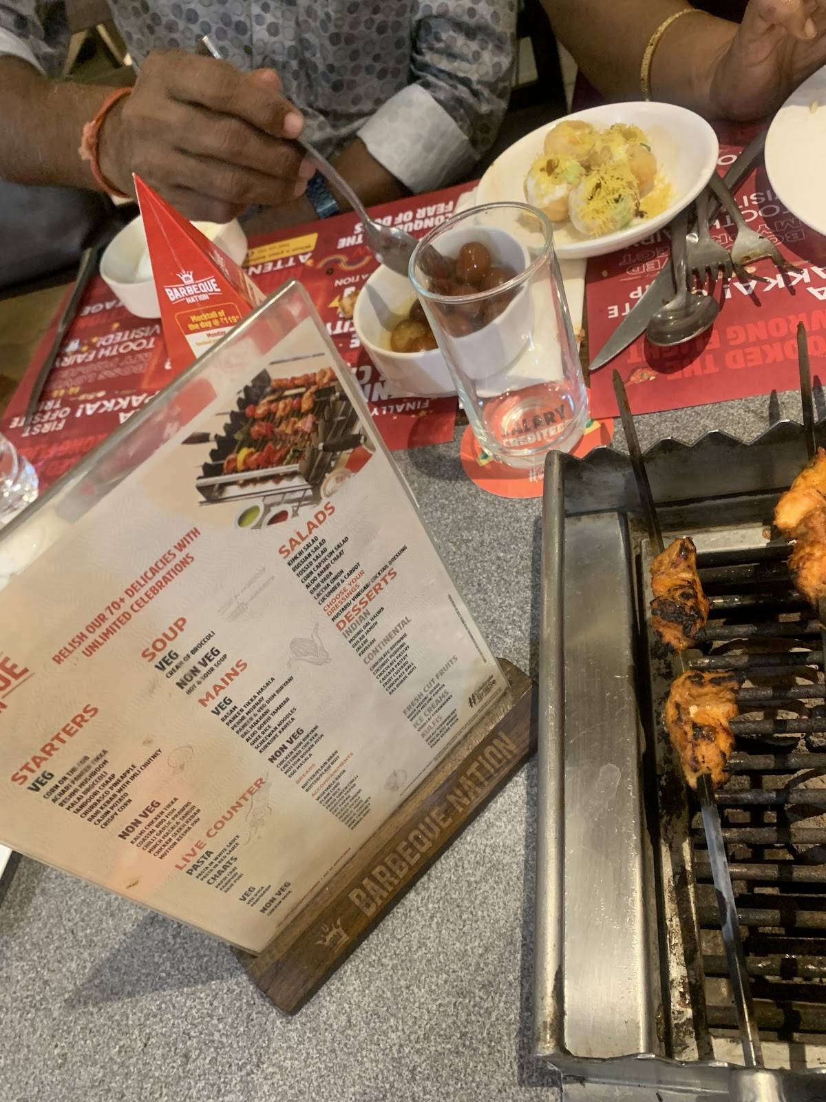 Barbeque Nation - Madurai - Milan'em Mall menu